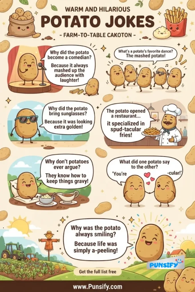 169+ Funny Potato Jokes That Will Make You Laugh Out Loud Today