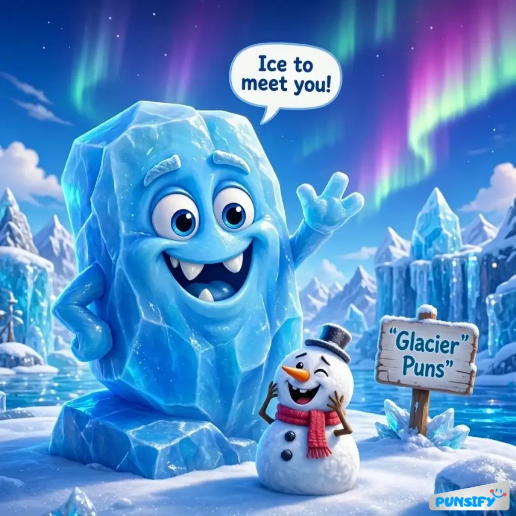 Glacier Puns