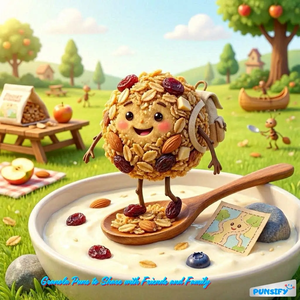 157+ Hilarious Granola Puns & Jokes to Crunch Up Your Snack Time Fun