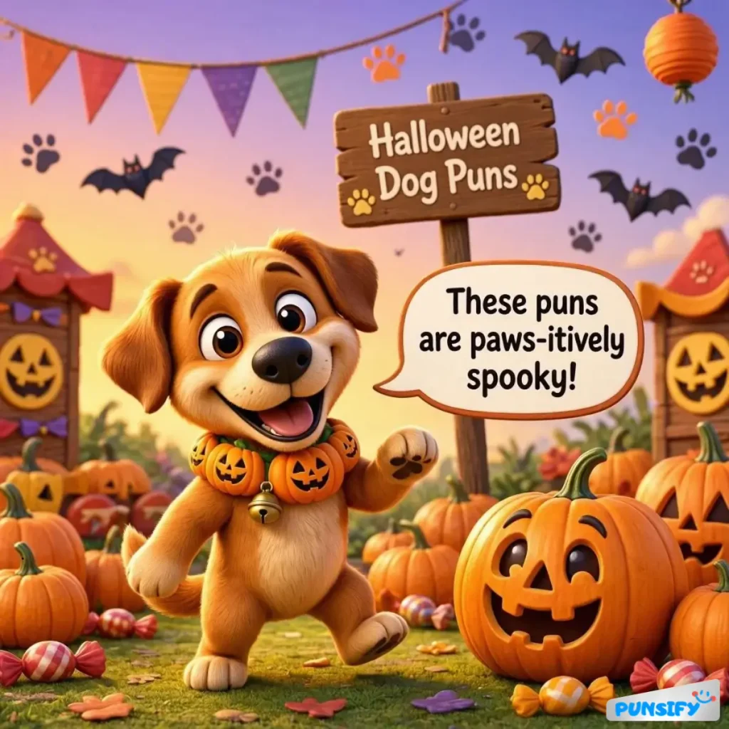 Halloween Dog Puns