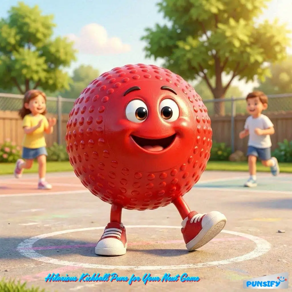 153+ Hilarious Kickball Puns & Jokes for Fun Games and Laughs with Friends