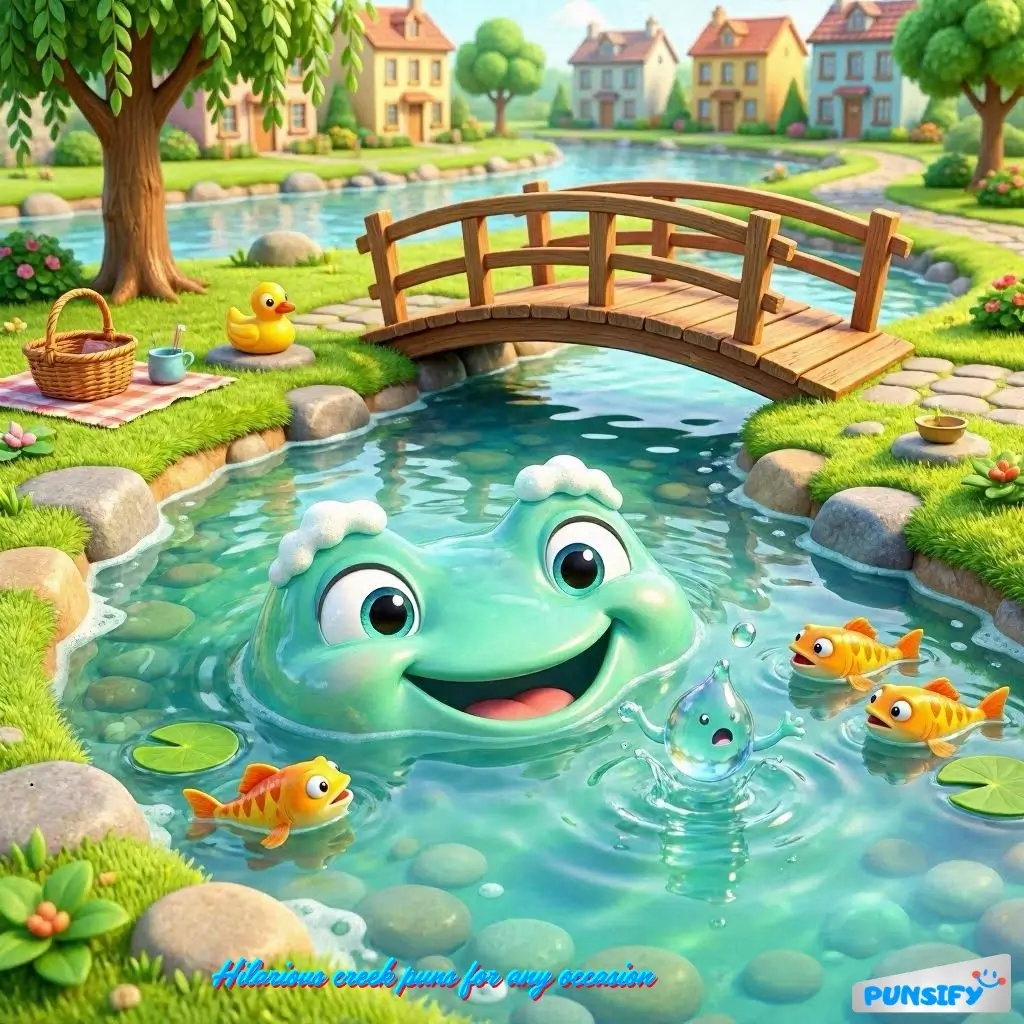 197+ Hilarious Creek Puns & Jokes for Laughs and Fun by the Water's Edge