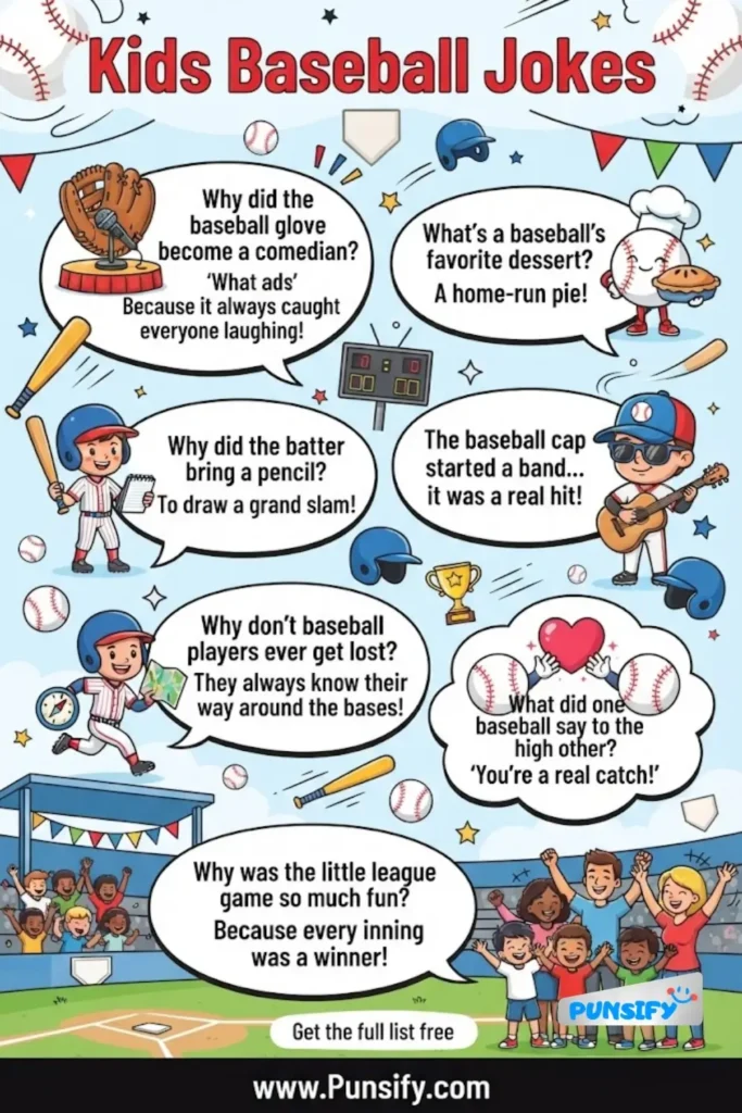 157+ Funny Kids Baseball Jokes for Home Runs of Laughter and Fun
