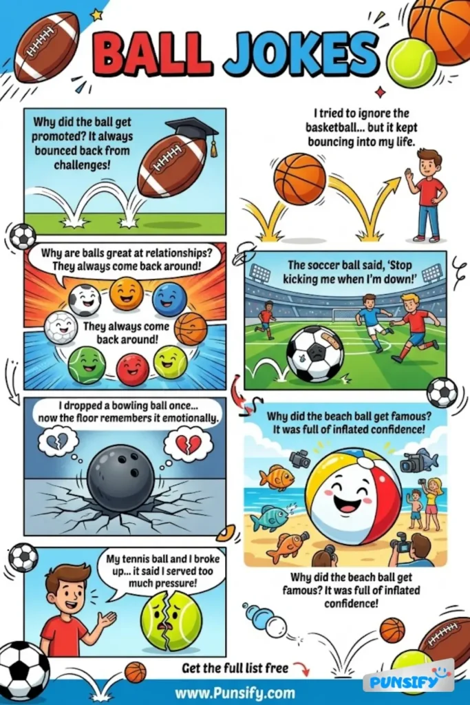 179+ Hilarious Ball Jokes & Puns That'll Have You Rolling in the Aisles with Laughter