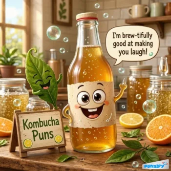 175+ Hilarious Kombucha Puns for a Brew-tifully Fun Time with Friends
