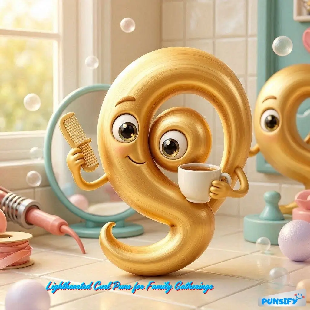 185+ Hilarious Curl Puns That Will Tangle You in Laughter and Fun