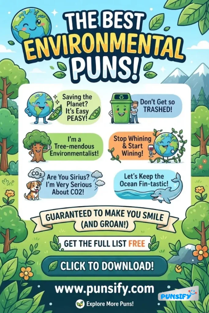 195+ Best Environmental Puns to Brighten Your Green Conversations