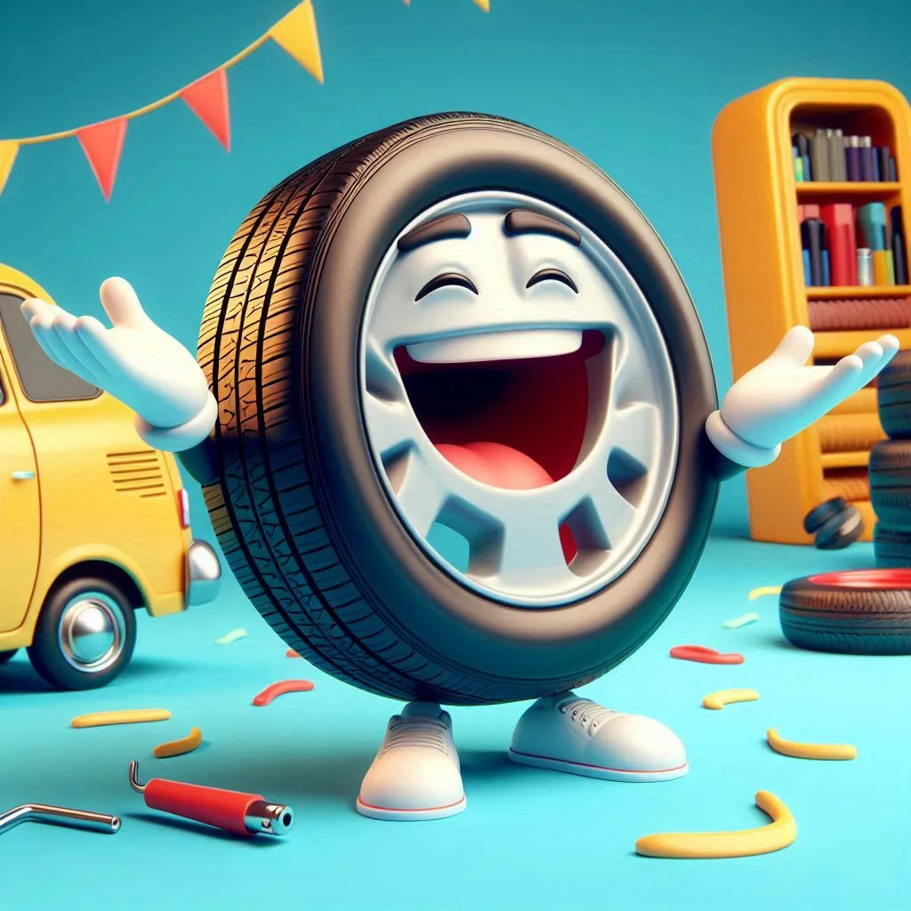 Lighthearted Flat Tire Puns for Friends
