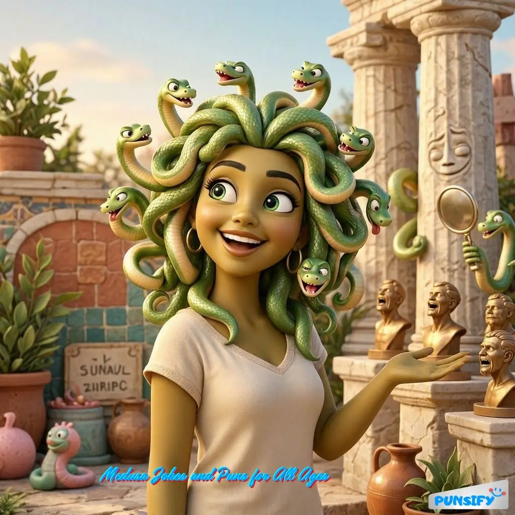 167+ Hilarious Medusa Puns That Will Leave You Laughing and Slithering
