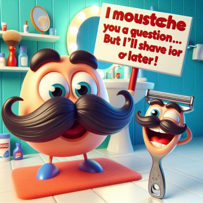 Moustache Puns