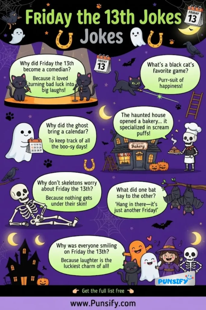 173+ Spooktacular Friday The 13th Jokes to Haunt Your Laughter