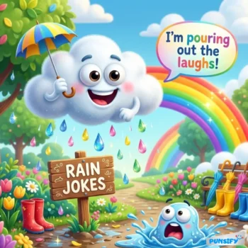 Cloudy with a Chance of Chuckles: 187+ Rain Jokes to Brighten Your Day
