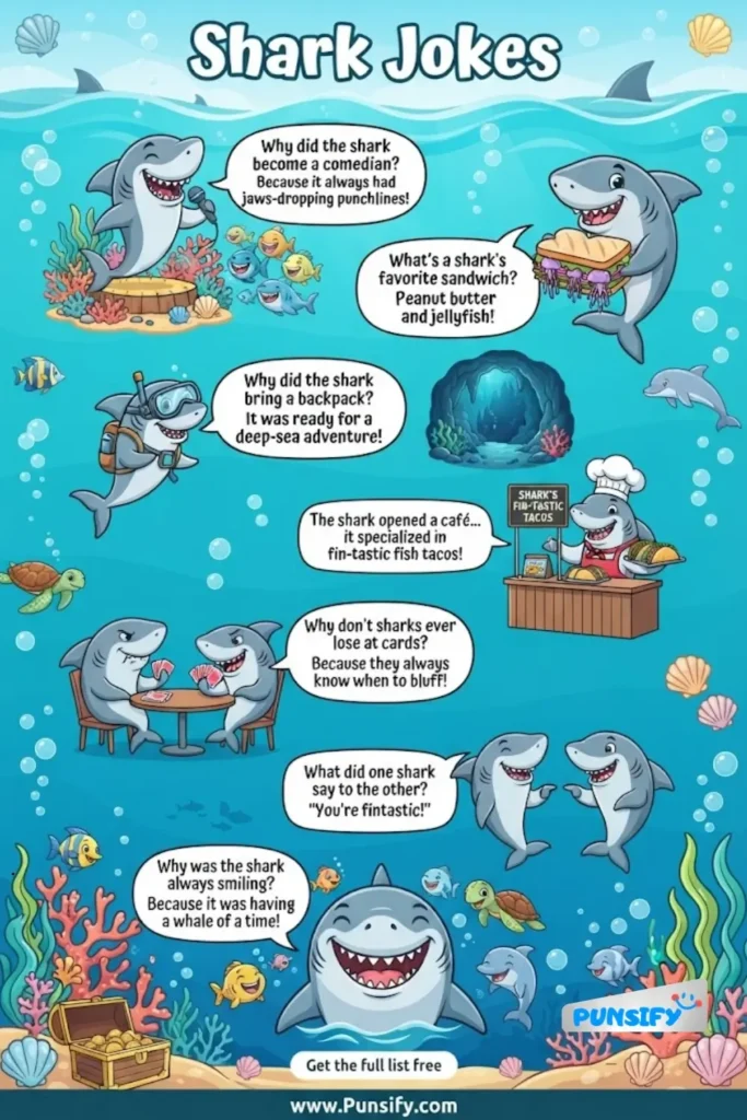 169+ Hilarious Shark Jokes That Will Make You Smile and Swim with Laughter