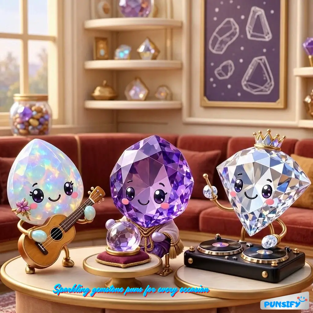 187+ Gemstone Puns for a Sparkling Sense of Humor and Fun