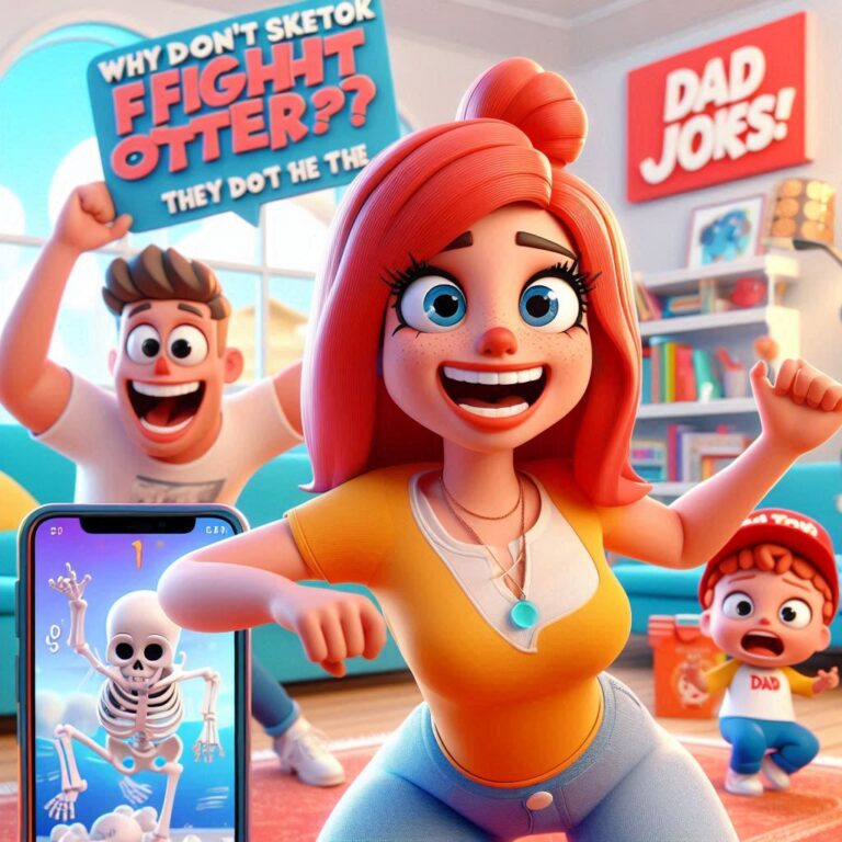 Tiktok Mom Tells Dad Jokes