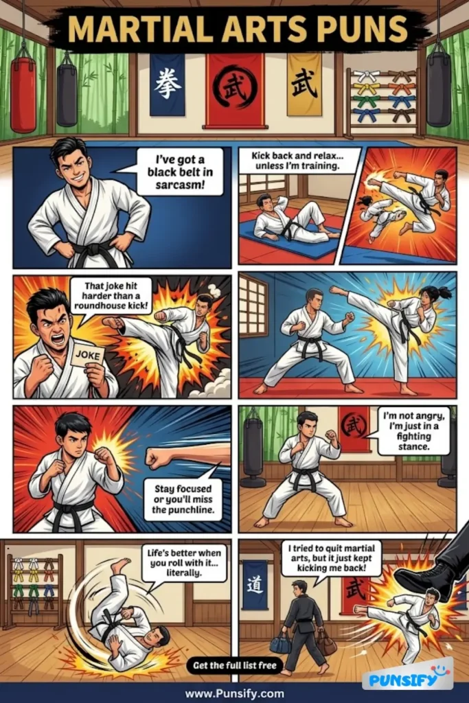 153+ Hilarious Martial Arts Puns & Jokes That Will Have You Chopping With Joy