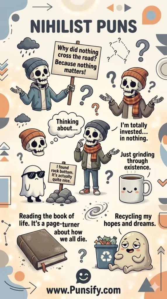 153+ Hilarious Nihilist Puns to Embrace Absurdity and Laugh at Life