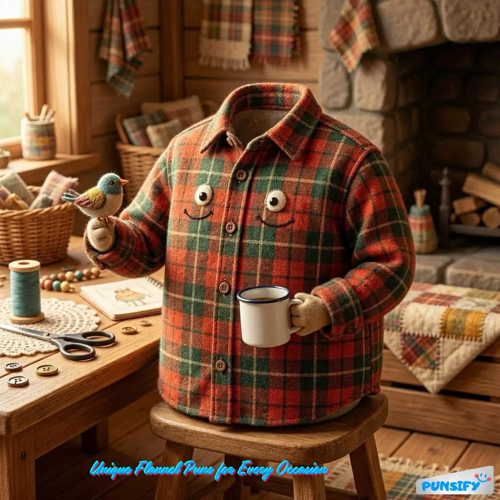 173+ Hilarious Flannel Puns & Jokes to Warm Your Heart and Spark Laughter
