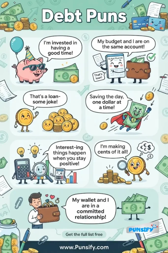 175+ Debt Puns to Lighten Your Financial Conversations Today