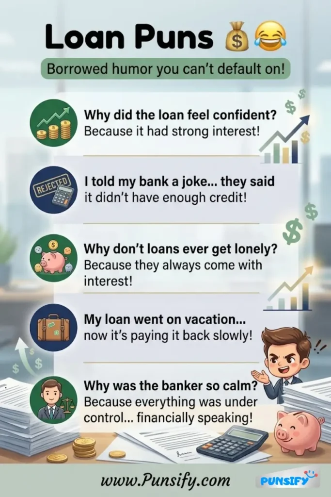 167+ Hilarious Loan Puns and Jokes to Make Your Financial Talks Fun and Engaging