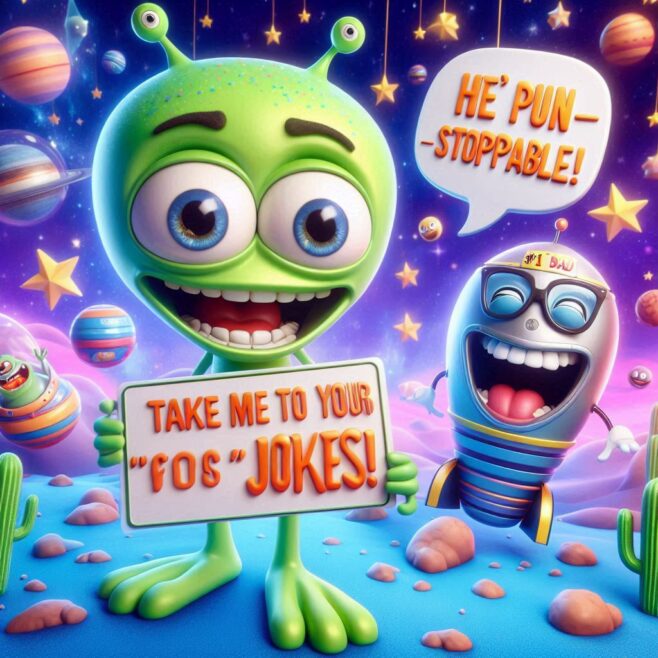 Aliens Telling Dad Jokes