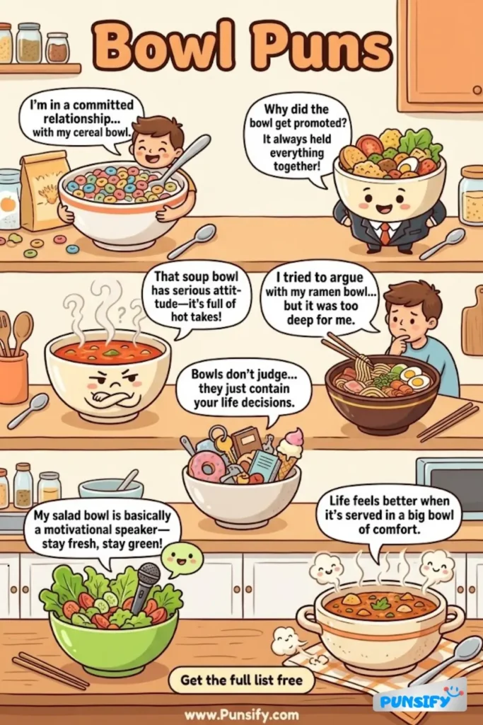 153+ Hilarious Bowl Puns and Jokes to Serve Up Laughs and Cheerful Fun