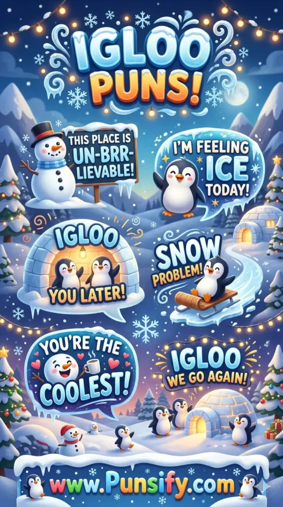 157+ Hilarious Igloo Puns for a Chill Time Full of Fun and Laughter