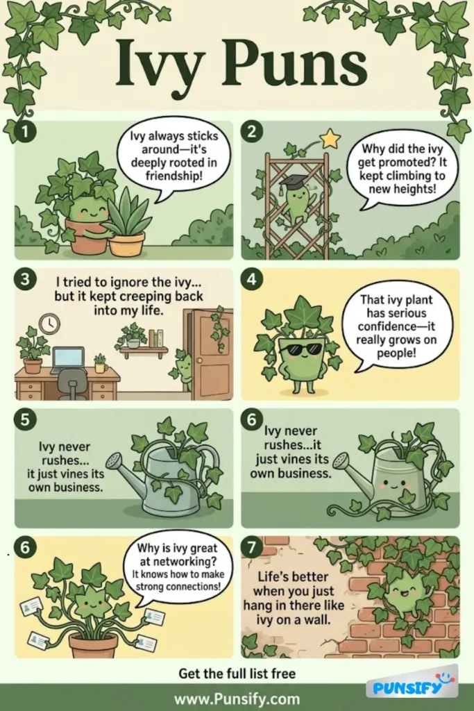 193+ Hilarious Ivy Puns and Jokes to Brighten Your Day with Nature's Wit and Charm