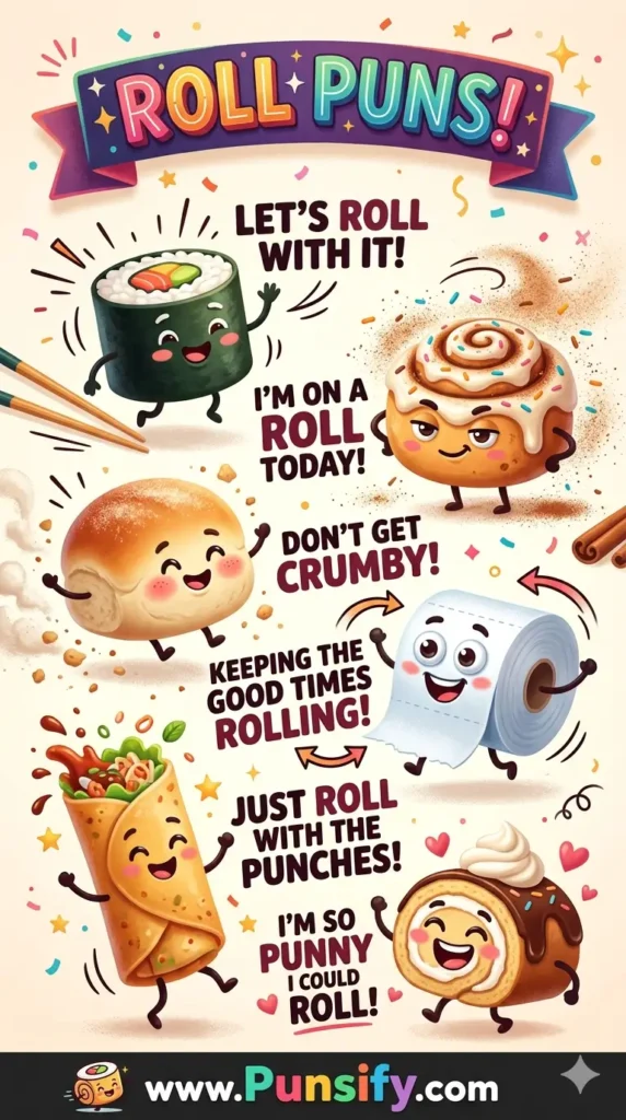 173+ Hilarious Roll Puns That Will Keep You Rolling with Laughter