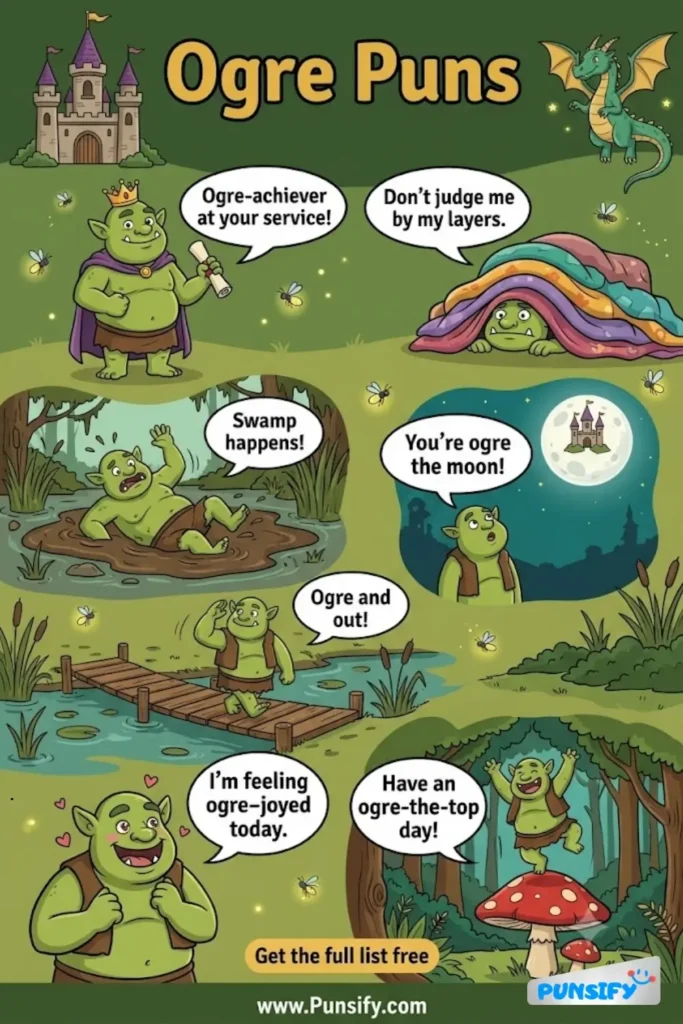 193+ Hilarious Ogre Puns & Jokes for Laughs That Will Make You Roar with Joy