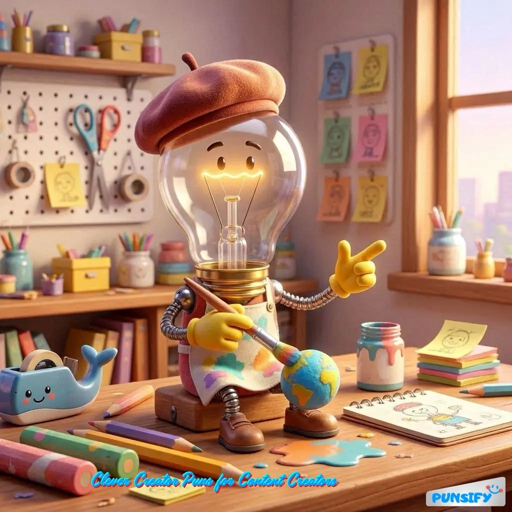 179+ Hilarious Creator Puns & Jokes to Spark Your Imagination and Creativity
