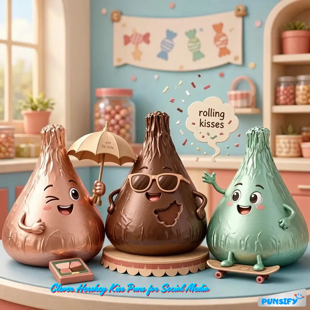 157+ Hilarious Hershey Kiss Puns for Sweet Laughs and Chocolate Fun