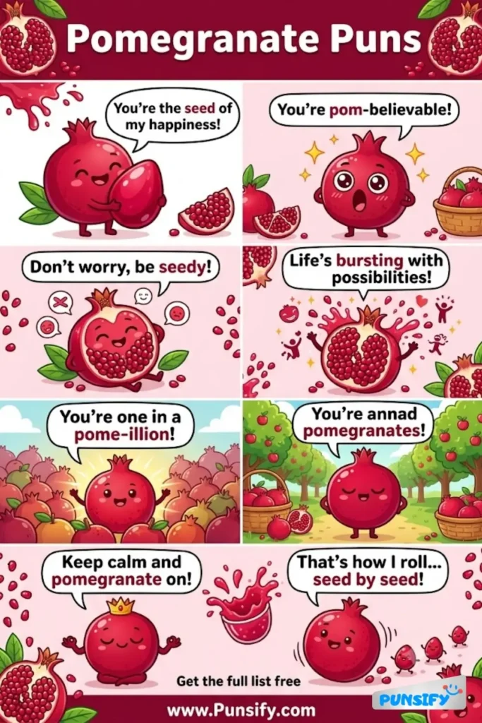 167+ Hilarious Pomegranate Puns & Jokes That Will Juice Up Your Day