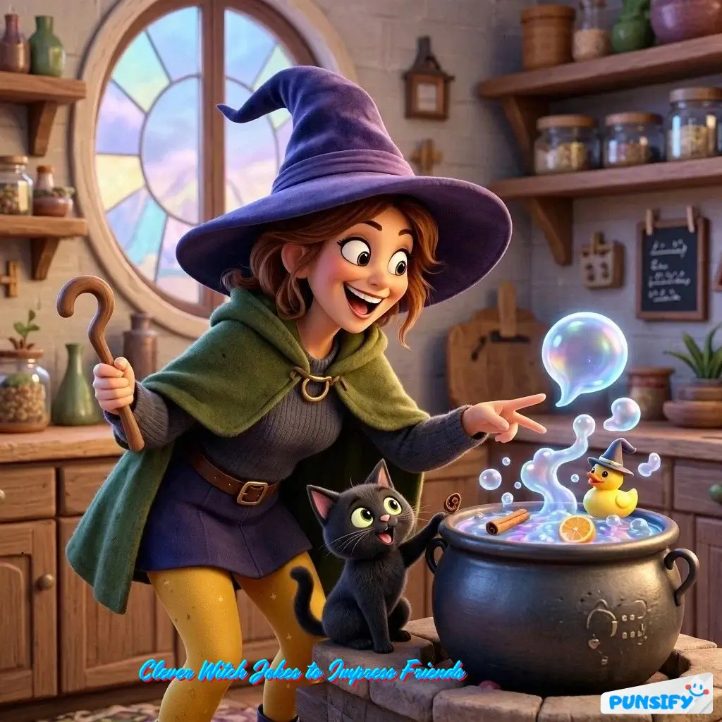 183+ Hilarious Witch Jokes to Cast a Spell of Laughter on Everyone