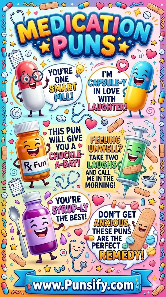 159+ Hilarious Medication Puns to Cure Your Boredom with Laughter