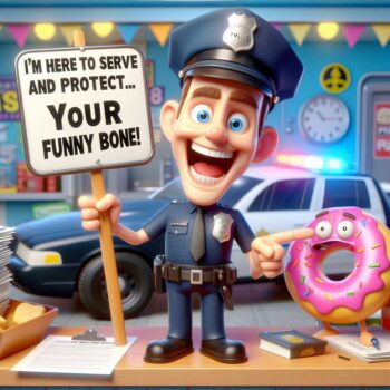 Laughs in Blue: Cop Jokes 129+ That Will Have You Arrested with Laughter