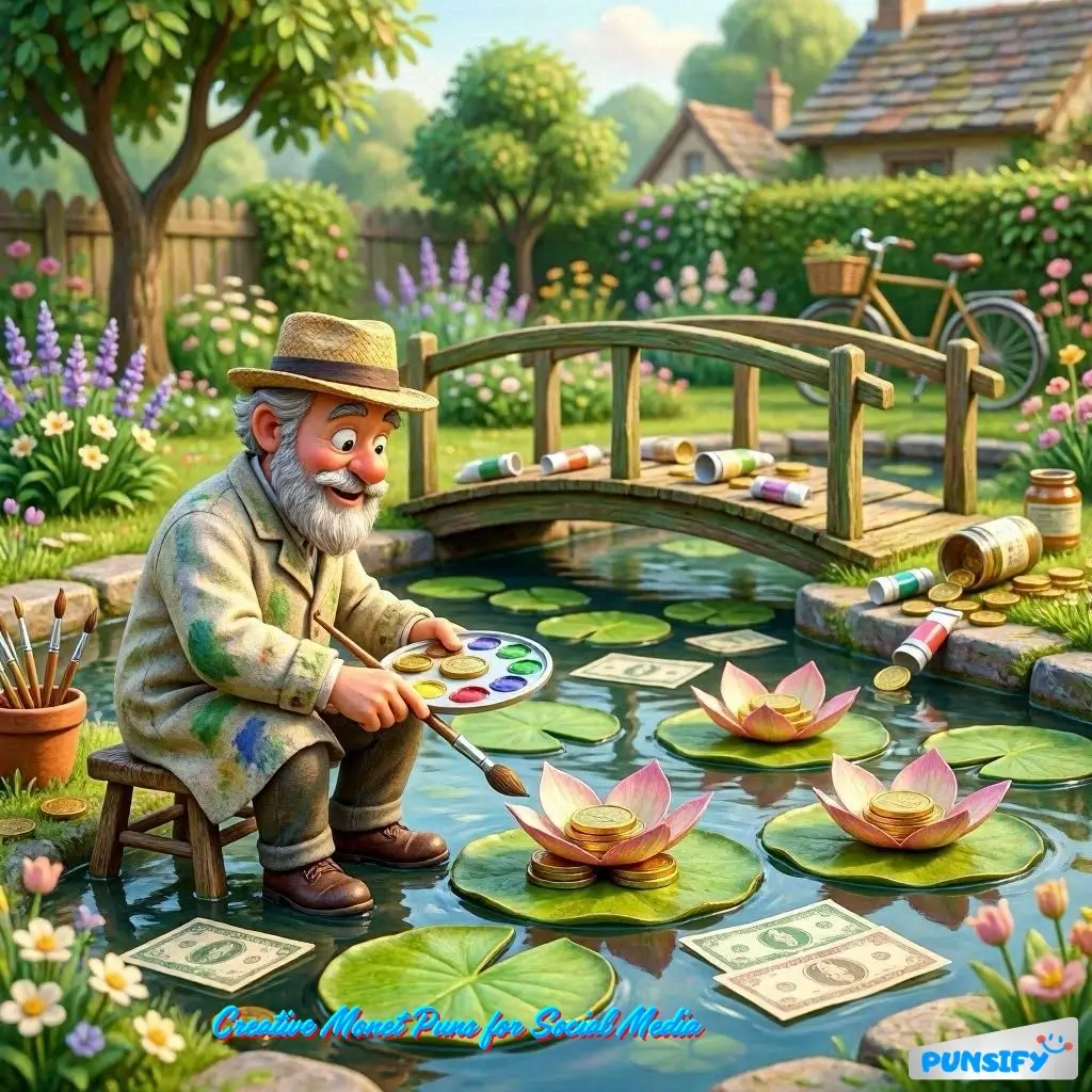 157+ Hilarious Monet Puns & Jokes to Brighten Your Day with Artistic Humor