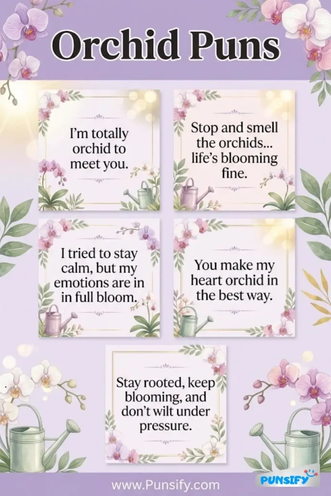 197+ Hilarious Orchid Puns and Jokes to Bloom Your Humor and Brighten Your Day