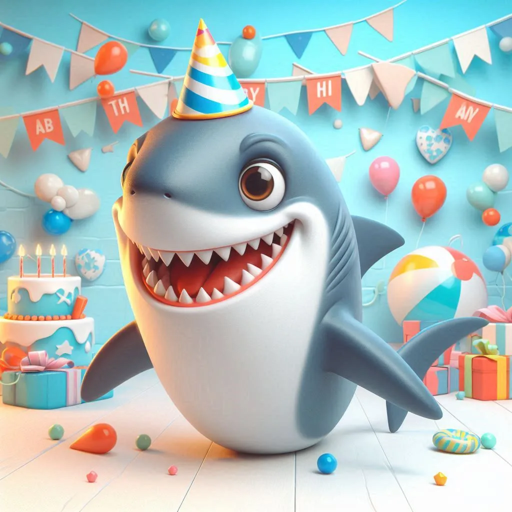 200+ Birthday Shark Puns for Fin-tastic Celebration Fun 4 Cute Birthday Shark Puns for Invitations