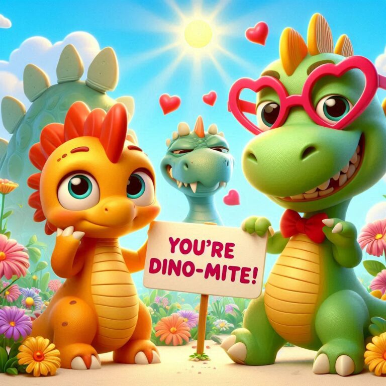 Dinosaur Love Puns