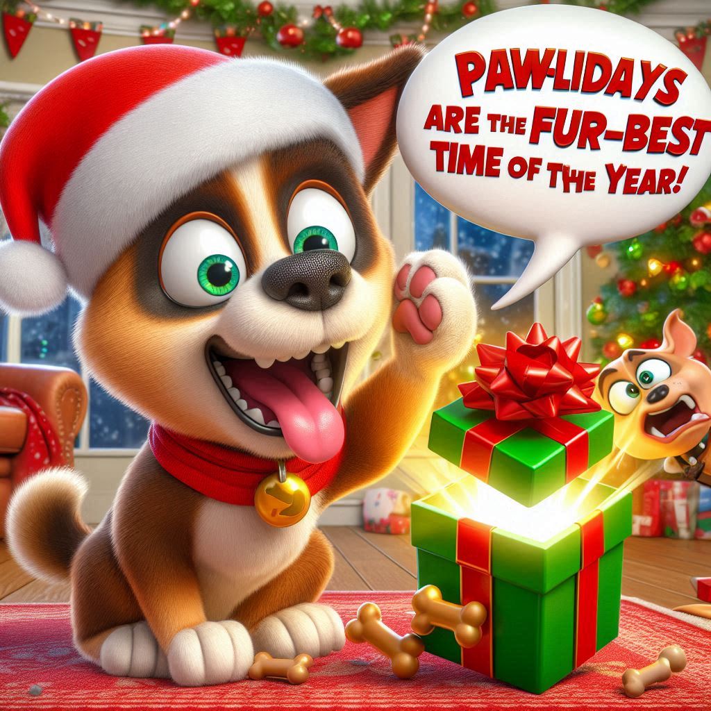Dog Holiday Puns