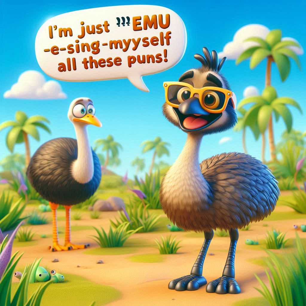 Emu Puns