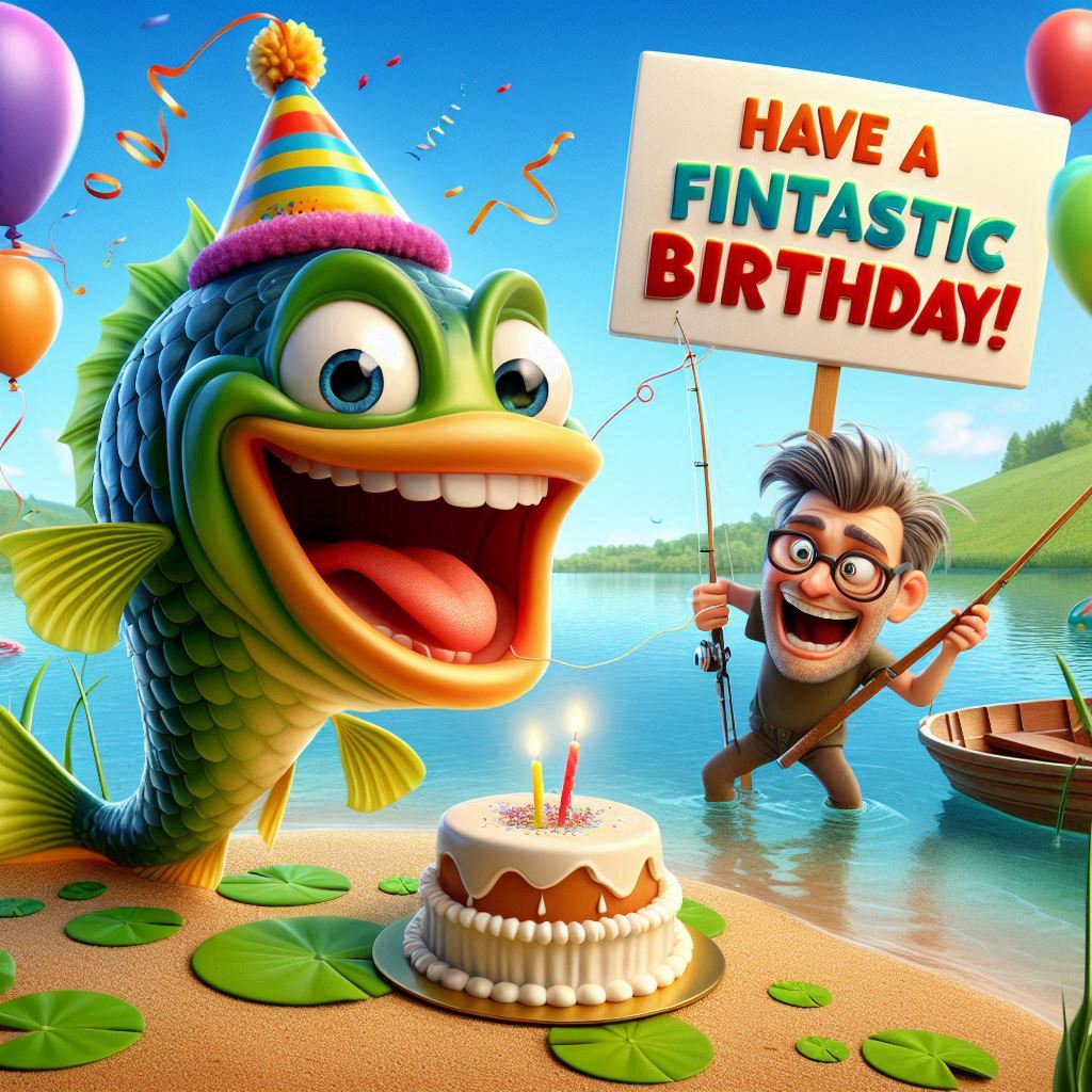 Fishing Birthday Puns