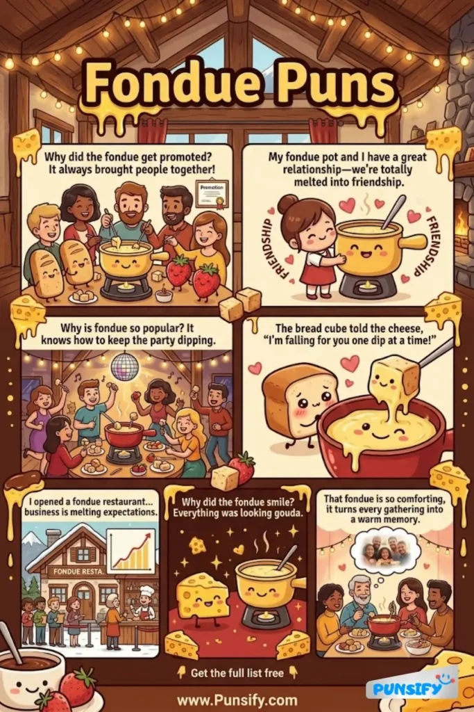 157+ Hilarious Fondue Puns & Jokes That Will Melt Your Heart and Make You Laugh
