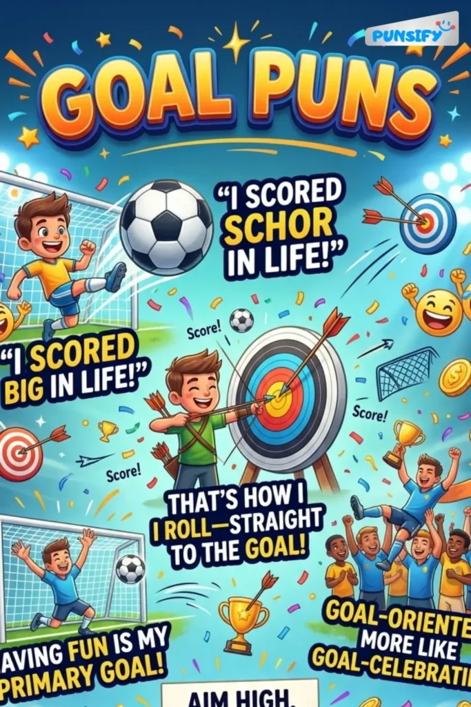 189+ Hilarious Goal Puns to Kickstart Your Creativity and Fun