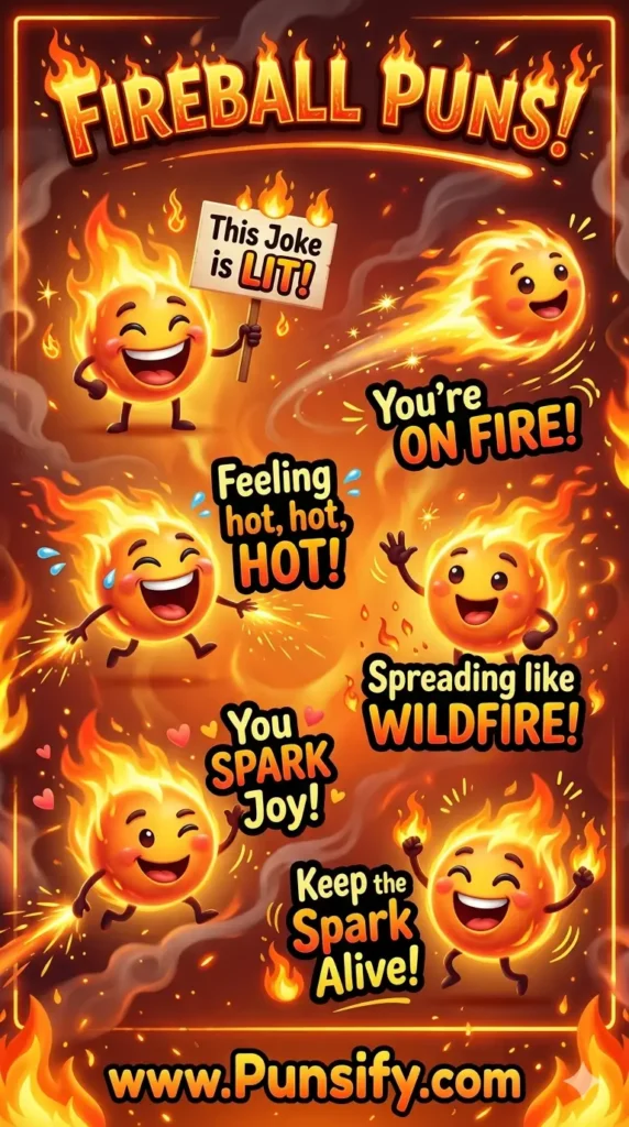 153+ Hilarious Fireball Puns to Ignite Your Fun and Spark Laughter