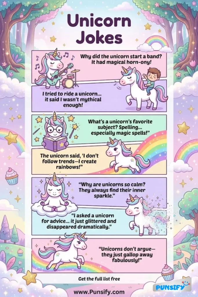 197+ Hilarious Unicorn Jokes & Puns to Spark Joy and Laughter for Everyone