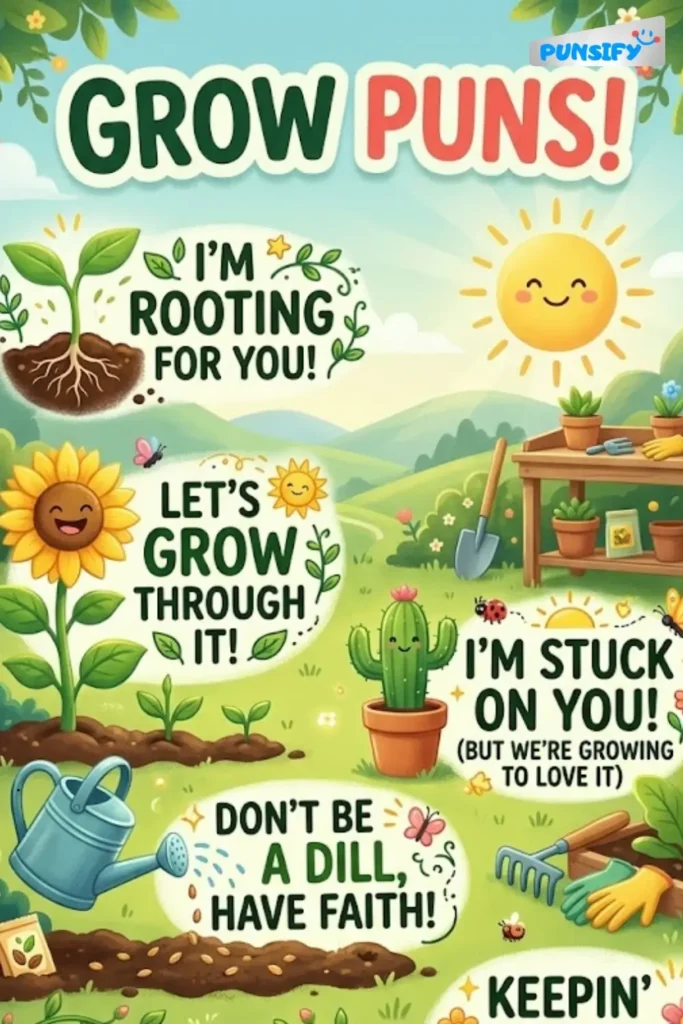 183+ Hilarious Grow Puns to Cultivate Laughter and Sprout Smiles