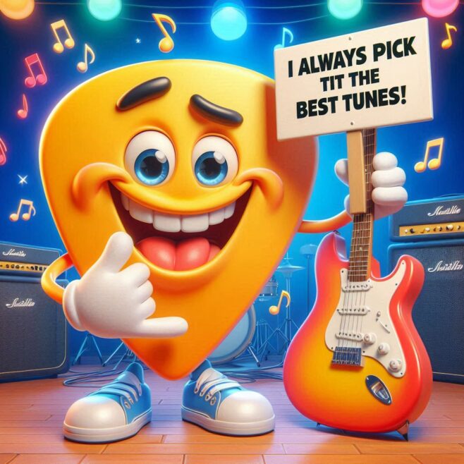 Guitar Pick Puns