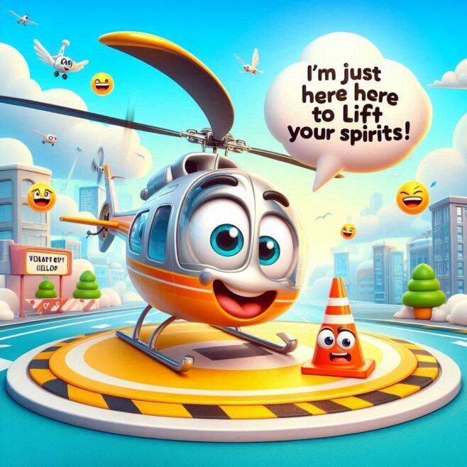 159+ Hilarity Takes Flight with Helicopter Jokes and Puns Galore